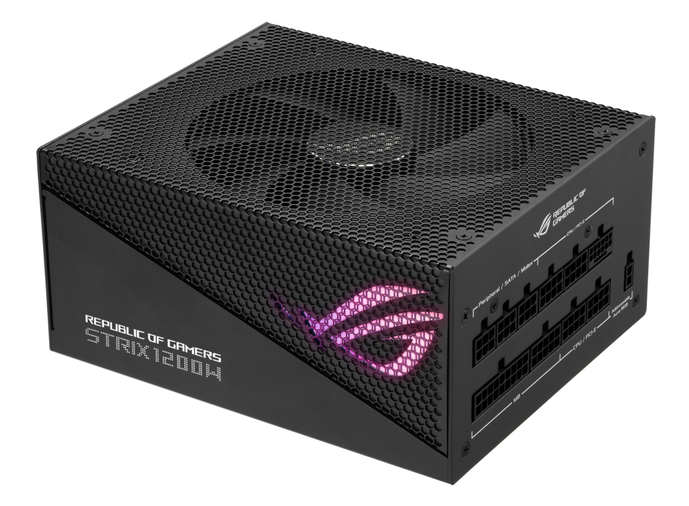 Asus ROG Strix 1200W Gold Aura Edition Fully Modular Gaming Power Supply Asus ROG Strix 1200W Gold Aura Edition Fully Modular Gaming Power Supply